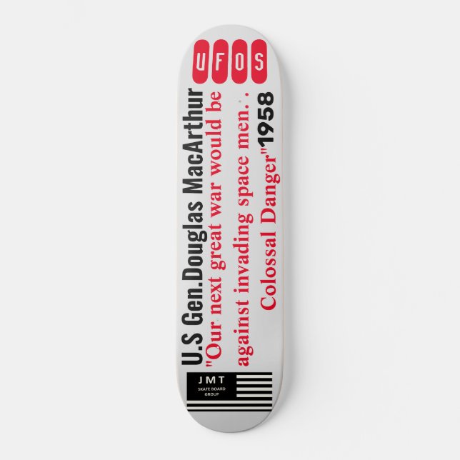 skate UFOS da próxima Guerra (Frente)