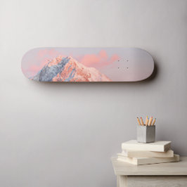 Skate Última luz solar na montanha Storžič, Eslovênia