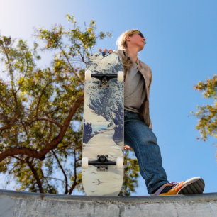 Skate Um caminho e árvores no estilo Beach Japonês