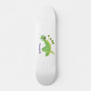 Skate Um desenho animado verde-giro 