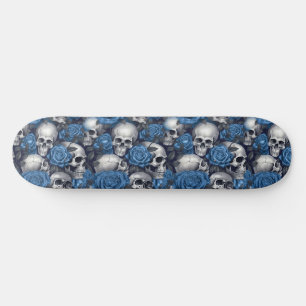 Skate Um design da série A Skull and Roses 12