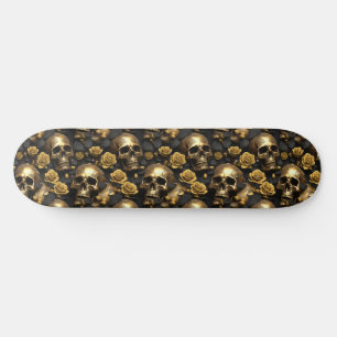 Skate Um design da série A Skull and Roses 8