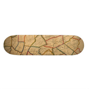 Skate Um mapa do estado de Pensilvânia