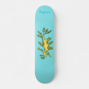 Skate Uma ilustração engraçada e engraçada do desenho do