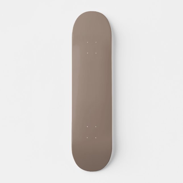 Skate uma parede marrom com um relógio (Frente)