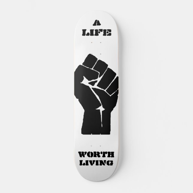 SKATE UMA VIDA DO VALOR DA VIDA (Frente)