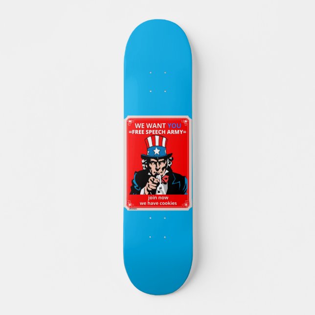 skate "UNCLE SAM" (Frente)