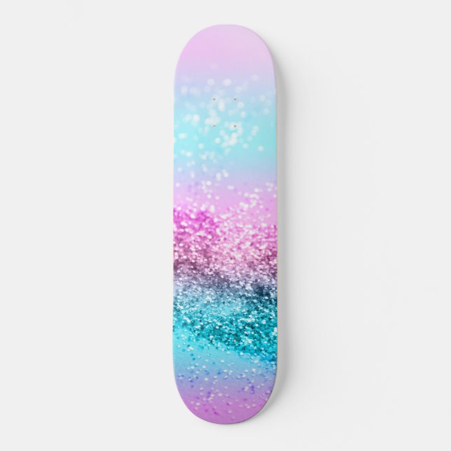 Skate Unicorn Girls Glitter #16 (Frente)