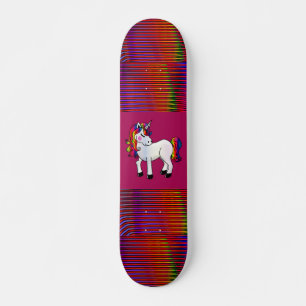 SKATE UNICORN PINK SKATEBOARDS PARA GAROTAS