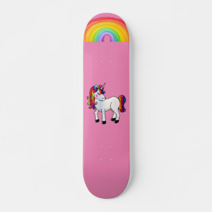 SKATE UNICORN RAINBOW PINK SKATEBOARDS PARA GAROTAS