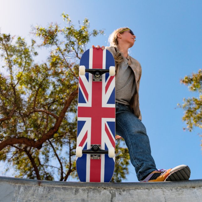 Skate Union Jack National Flag of United Kingdom England (Ao ar livre 1)