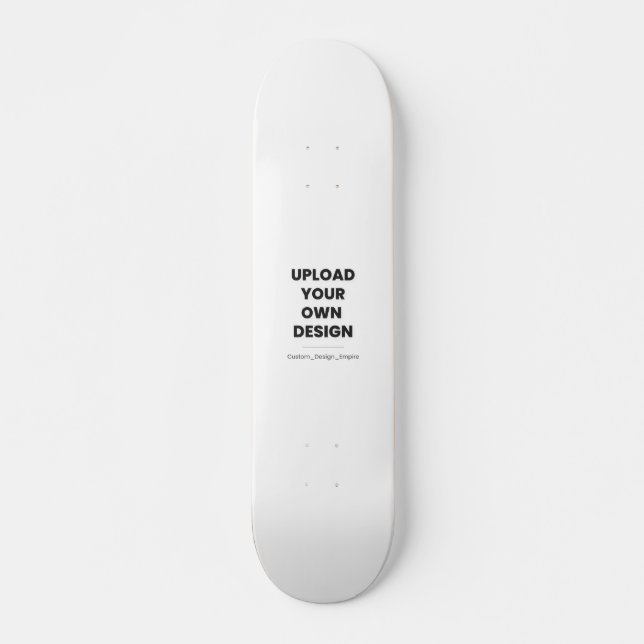 Skate Upload Your Own Design Here | Custom Template (Frente)