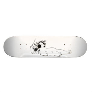 Skate urso polar de relaxamento da música