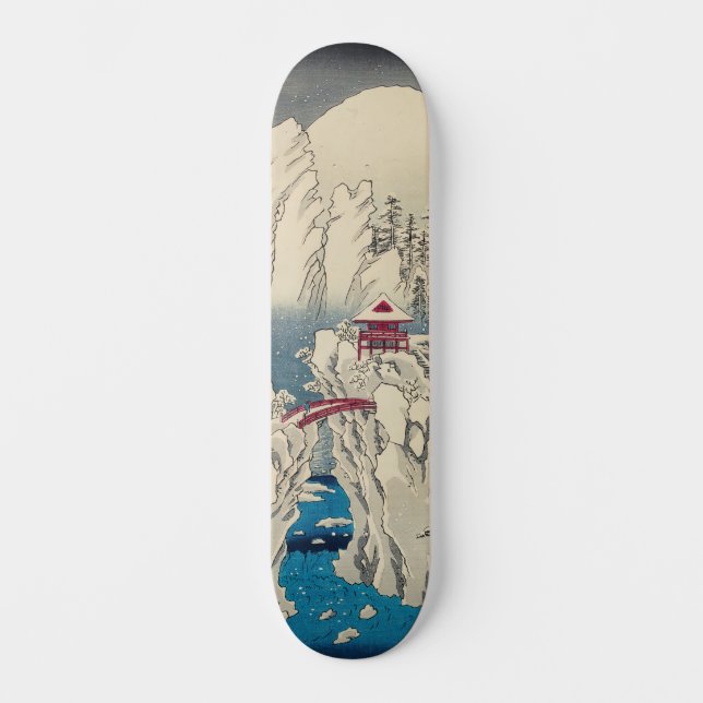Skate Utagawa Hiroshige - Neve no Monte Haruna (Frente)