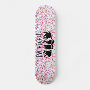 Skate Uw Pessoas Engraçadas Gatos Pretos Pouf