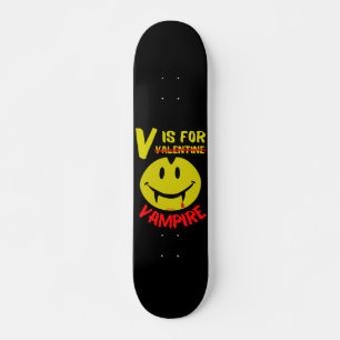 Skate V IS FOR VAMPIRE funny valentine gift idea        
