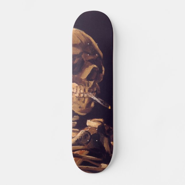 Skate Van Gogh: Crânio com queimadura de Cigaret (Frente)
