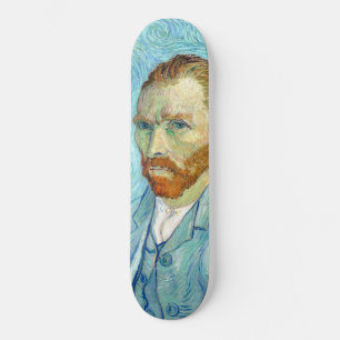 Skate Van Gogh self portrait vibrant fine art painting