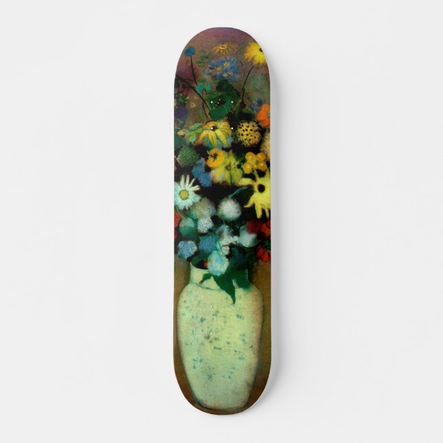Skate Vase de Odilon Redon com Flores (1914) (Frente)