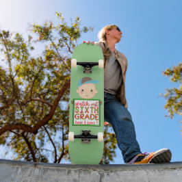 Skate VEJA A SEXTA GRADE AQUI EU VENHO engraçado