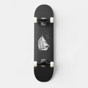 Skate Veleiro da regata no estilo da fibra do carbono