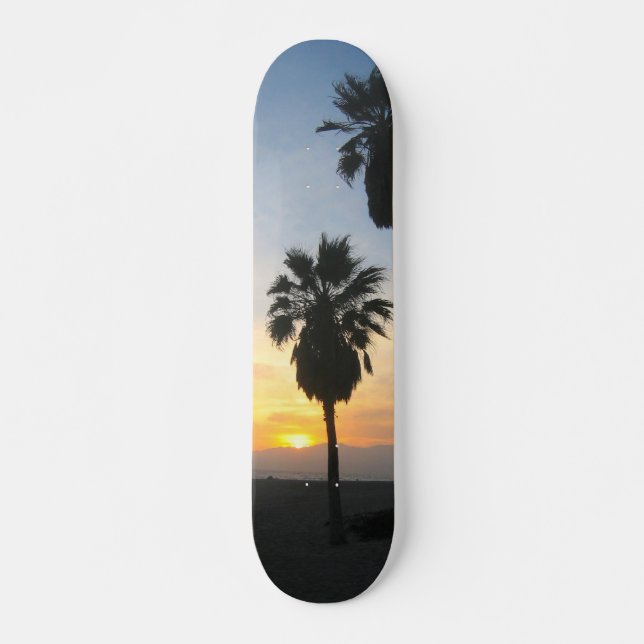 Skate Venice Beach California Sunset Souvenir (Frente)