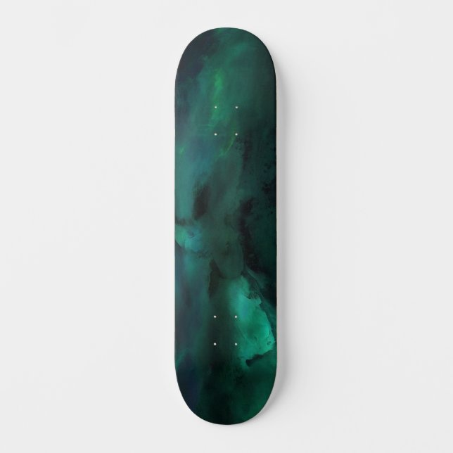 Skate Verde Abstrato (Frente)
