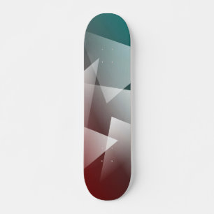 Skate verde azul burgundy branco