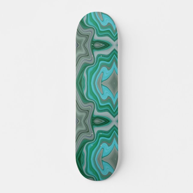 Skate verde con turquesa (Frente)