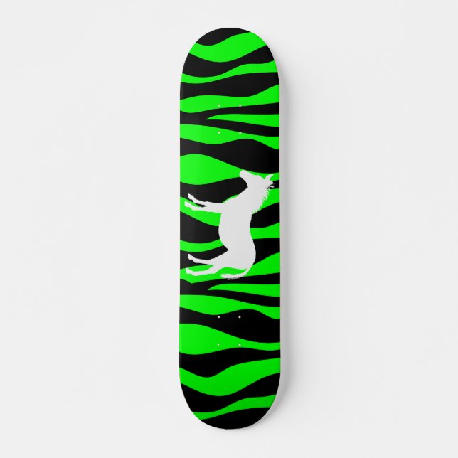 Skate verde da zebra (Frente)