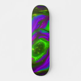 skate verde e roxo