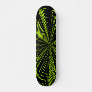 Skate Verde elétrico - personalizado