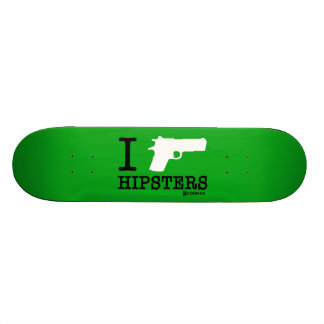Skate Verde nos hipsteres de Hoodman "eu disparo"