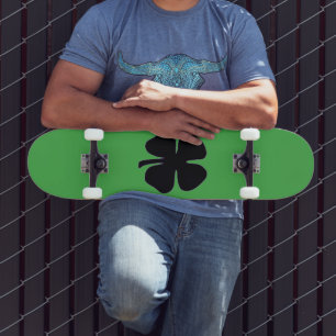 skate verde-preto
