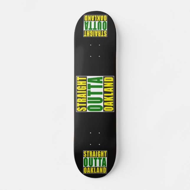 Skate Verde reto de Outta Oakland (Frente)