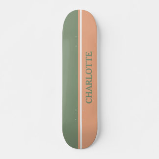 Skate Verde Sage e Rosa Esmaecido