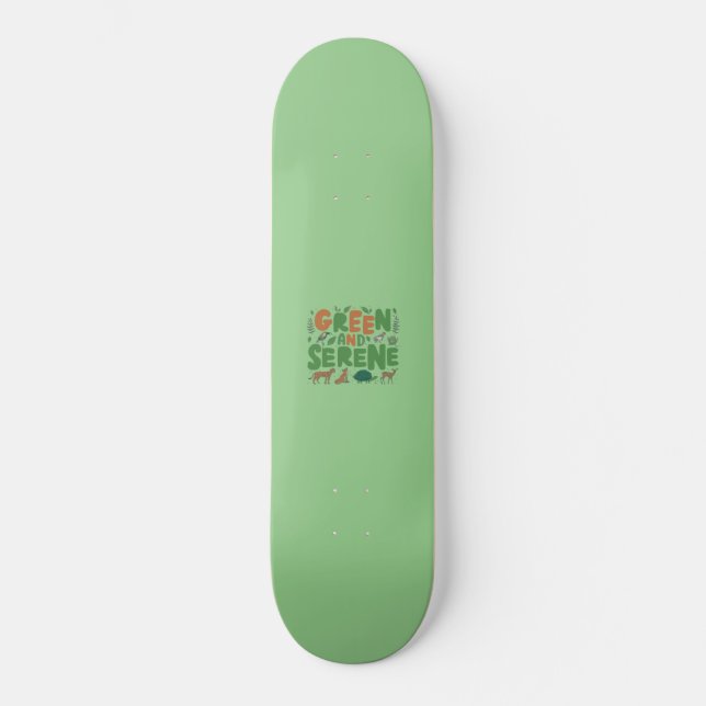 Skate Verde Serene (Frente)
