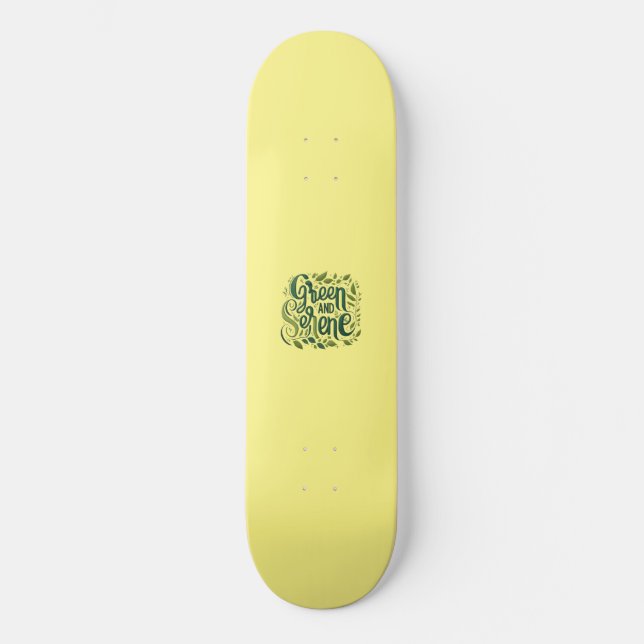 Skate Verde Serene (Frente)