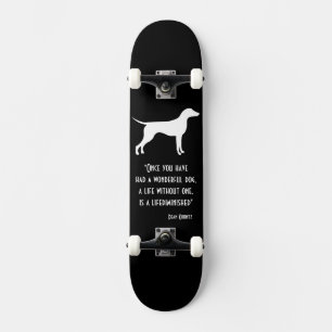 Skate Verde-verde-branco Dean Koontz cita o cão Case-Mat