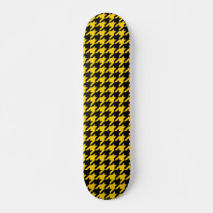 Skate Verificação de som preto amarelo