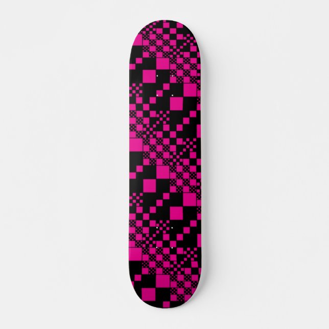 Skate Verificado, Verificações - Magenta e Preto (Frente)