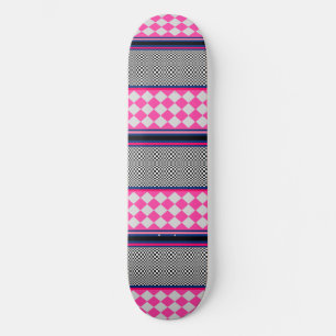 Skate Verificar Design de Padrão Misto do Harlequin