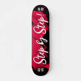 Skate Vermelho Brutal Preto