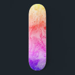 Skate Vermelho Cor-de-rosa Azul Púrpura Amarelo Verde Ab<br><div class="desc">Modelo Abstrato de Trendy Vazio de Arte Moderna  Verde Azul Púrpura Cor-de-rosa azul Roxo Amarelo-Cor-de-rosa</div>