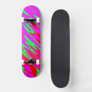 Skate Vermelho Cor-de-rosa vermelho-pulverização verde