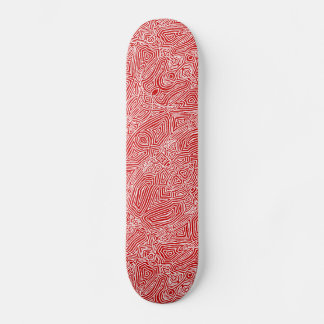 Skate Vermelho de impressão digital