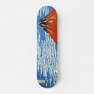 Skate Vermelho Fuji limpando o vento sul pela manhã Hok