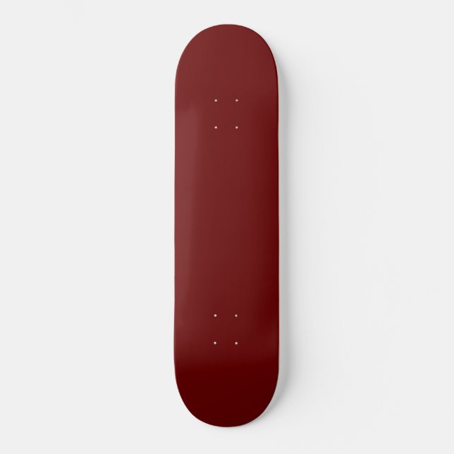 Skate Vermelho sanguíneo (cor sólida) (Frente)