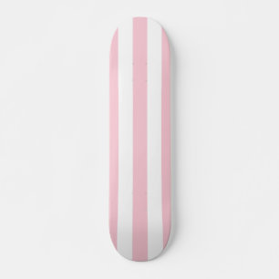 Skate Vertical Stripes Bebê Rosa E White Stripes
