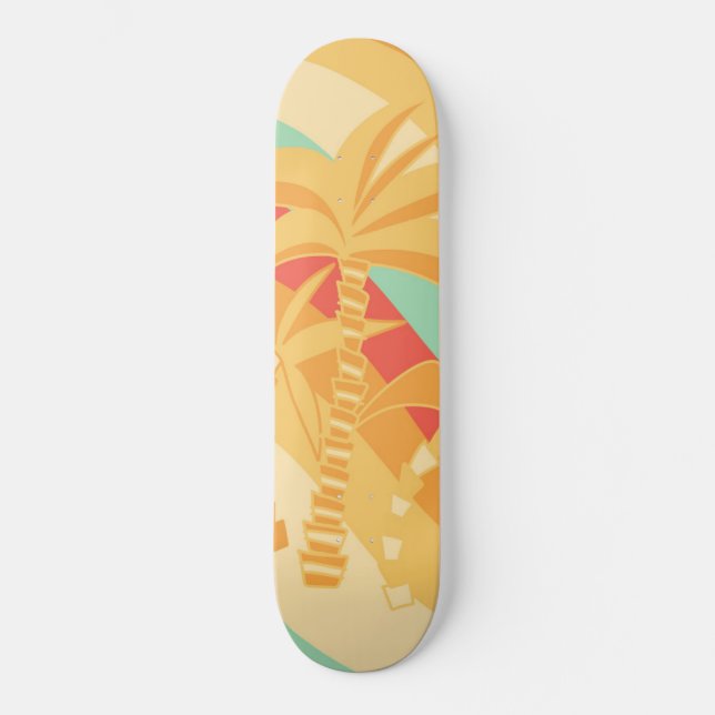 Skate Vertro Palm Summer Wave #1 #mínimo #decor #art (Frente)